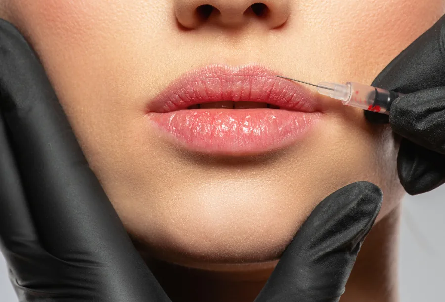 Mărire de buze cu acid hialuronic realizată la Smile Design București