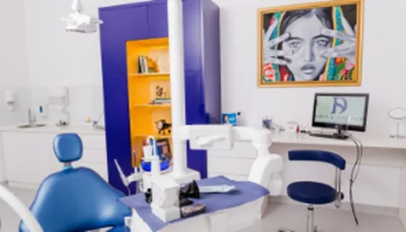 Treatment room equipped with modern equipment