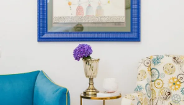 Interior design detail of the Smile Design clinic