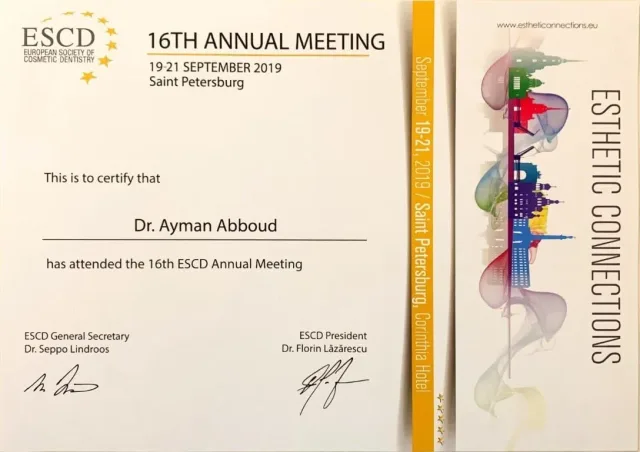 Diplomă 4 — Dr. Ayman Abboud
